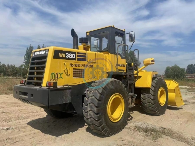 Engineering Used Komatsu Wheel Loader WA380-3 High Power 16360KG