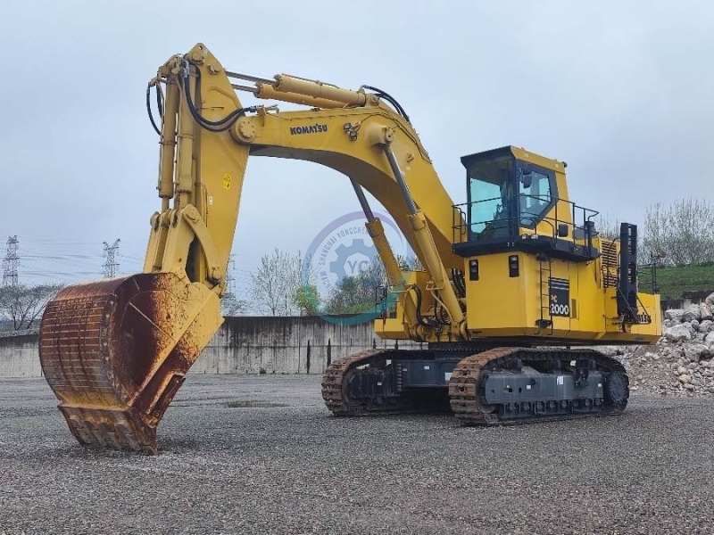Original Second Hand Komatsu Excavator PC2000-8 Large Earth Moving Machinery