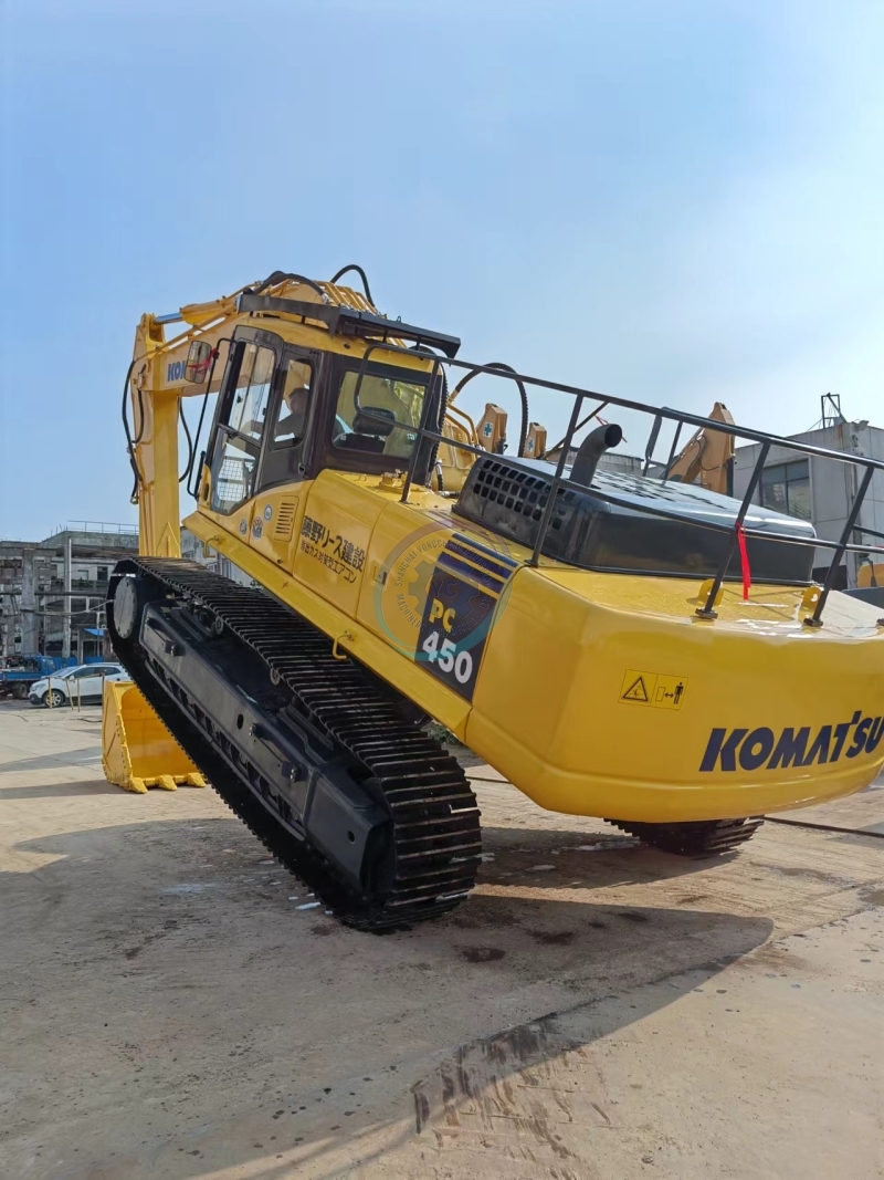 Used Japan Second Hand Komatsu PC450-7 Digger 45 Ton Excavator Machine
