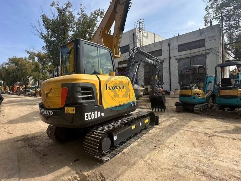 Original Mini Used Volvo EC60D Excavator Pre Owned Crawler 6ton