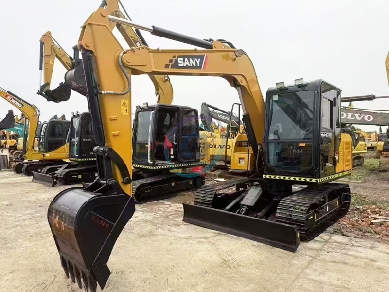 Hot Sale Used Sany SY75C 75c-9 SY75C-10 Excavator 7.5 Ton Excavator Crawler Excavator Price