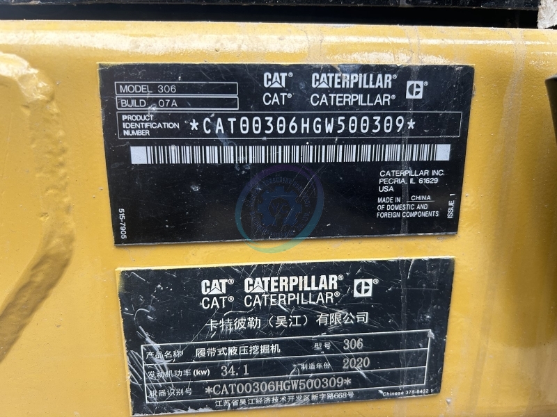 Used Caterpillar 306 Mini Excavator for Sale