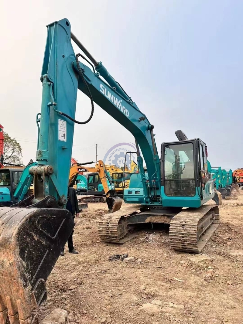 2023 for Sunward SWE150E 15 Ton Hydraulic Crawler Excavator Medium Used Good Condition with DPF From Sweden