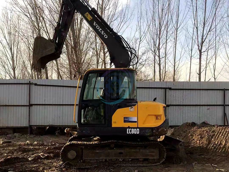 Volvo crawler EC80D used excavator for sale in China