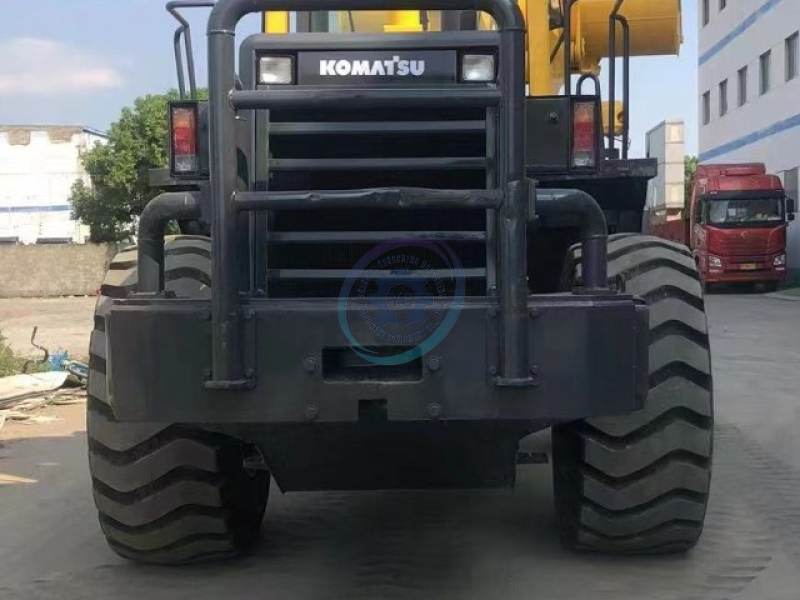 WA470 Used Komatsu Front Wheel Loaders For Construction Earthmoving