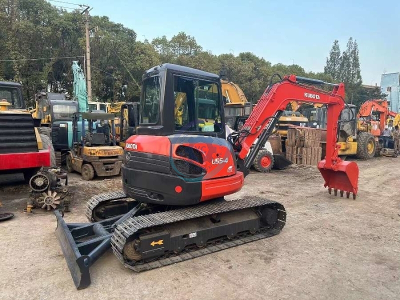 Mini Used Kubota Excavator U55-4 Automatic 2nd Hand Diggers