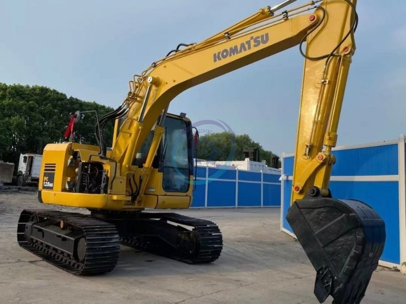 Komatsu PC128US Repossessed Earthmoving Equipment Industrial Digging Machines Used Excavators