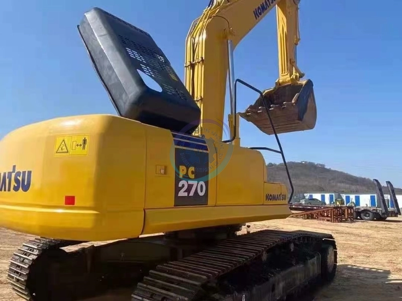 Durable Second-hand KOMATSU Excavator PC270 Komatsu Used Digger PC270-7 Crawler Hydraulic Good Quality Pc270 for Hot Sale