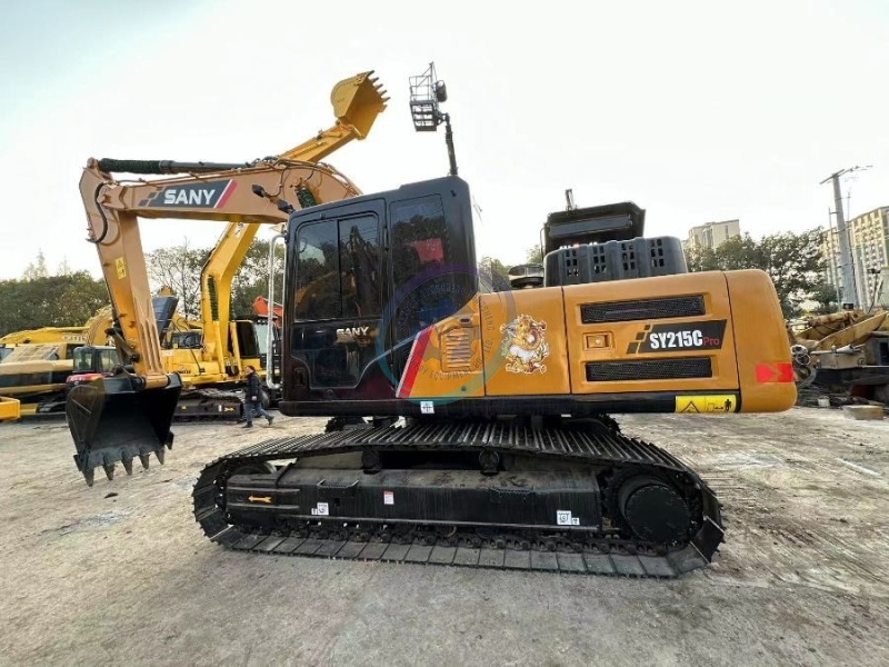 Used Sany SY215C Excavator Machine 21.5 Tons Crawler Digger SY215CPro