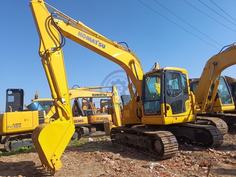 Used 13Ton PC138us Excavator Second Hand Crawler Digger For Sale