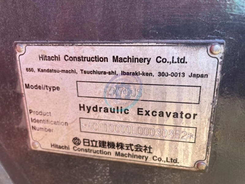 Used Hitachi 75 Mini Excavator for Sale