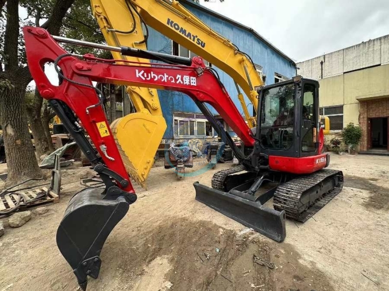 35.5KW Old Used Crawler Excavator Mini Kubota Kx163 6 Ton Digger