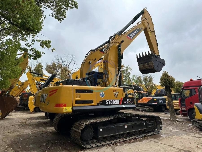 210kW Used Sany Excavator repossessed Earth Moving Equipment SY305H 30 Ton