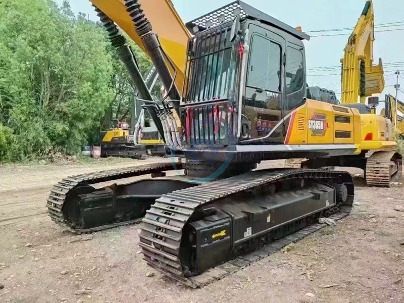 Bucket Rod Digging Force 180kN SANY 365H Used Crawler Excavator Engine Cooled to 50℃ in Desert Test