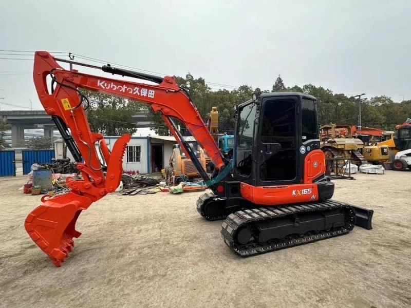 Municipal Engineering Used Kubota Excavator Kx165 Kx163 Kx155 Mini Digger