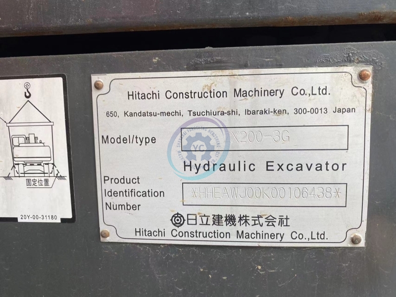 Used Hitachi ZX200 Excavator for Sale