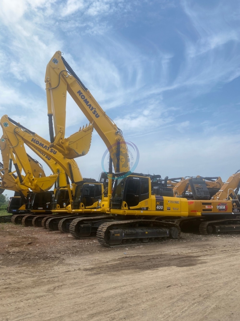 Original Earth Moving Machinery Komatsu PC400-8R Hydraulic Crawler 40T Komatsu PC400-8R Used Constrcuction Machinery