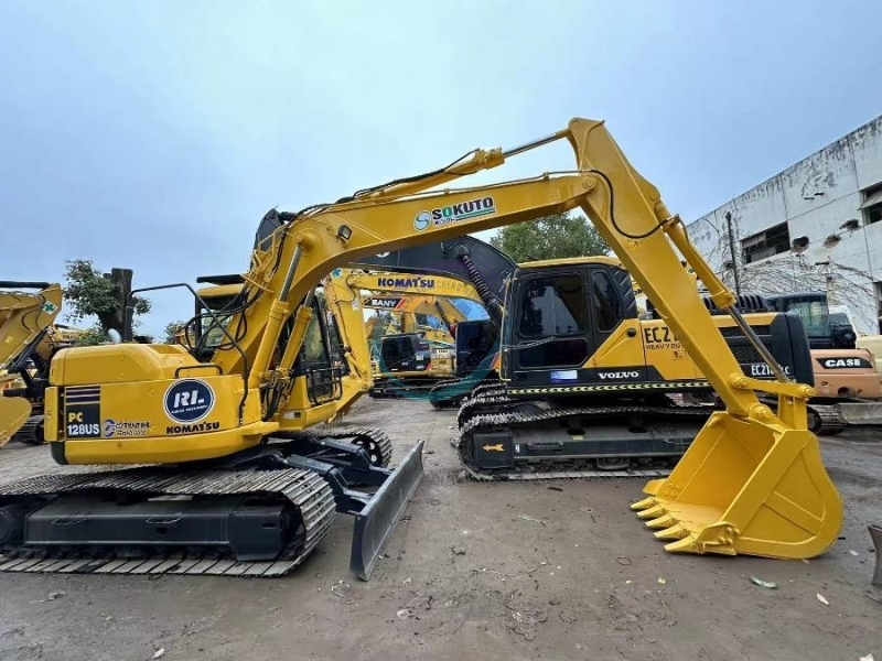 Japanese Used Komatsu Excavator PC128US Repossessed Mini Crawler