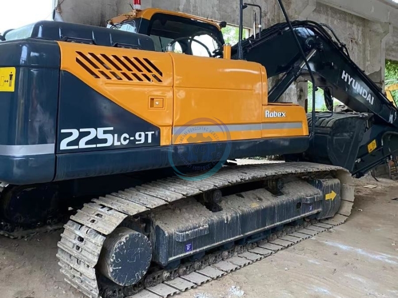 High Performance R225-9T Used Hyundai Excavator Machine Original Korea