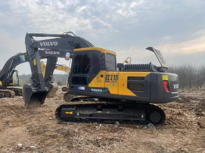 Tracked Used Volvo Excavator EC210 20Ton Earth Removal Equipment
