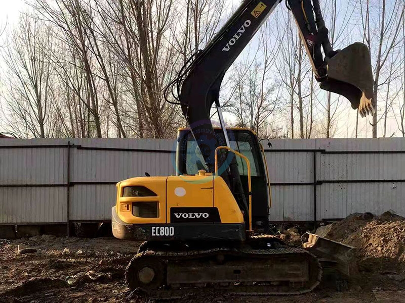 Volvo crawler EC80D used excavator for sale in China
