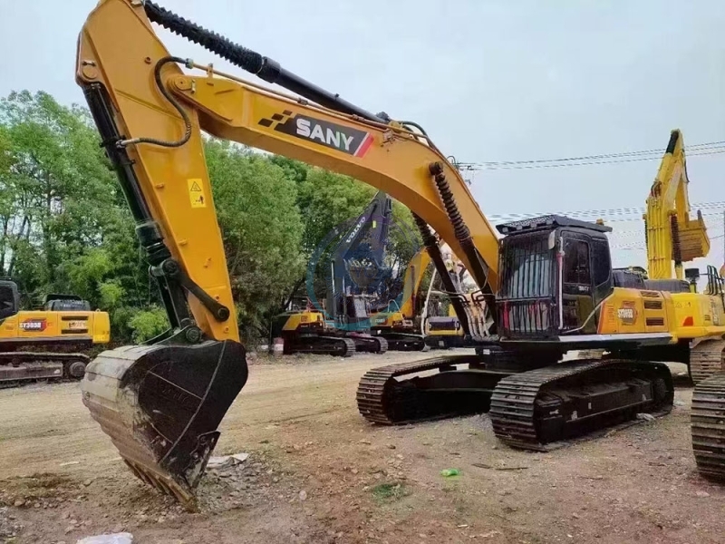 Bucket Rod Digging Force 180kN SANY 365H Used Crawler Excavator Engine Cooled to 50℃ in Desert Test