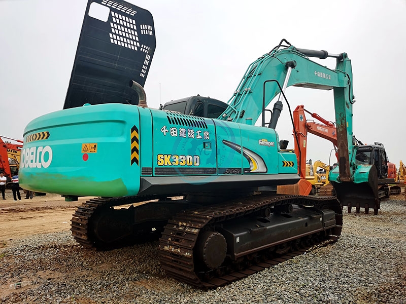 SK330-8 Old Kobelco Excavator Hydraulic Crawler Earth Moving Equipment