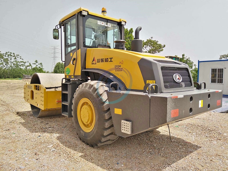 SDLG RS8220 road construction equipment used 22 ton single drum roller for sale