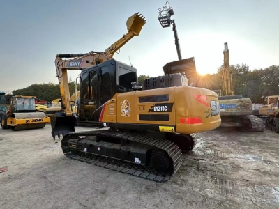 Used Sany SY215C Excavator Machine 21.5 Tons Crawler Digger SY215CPro