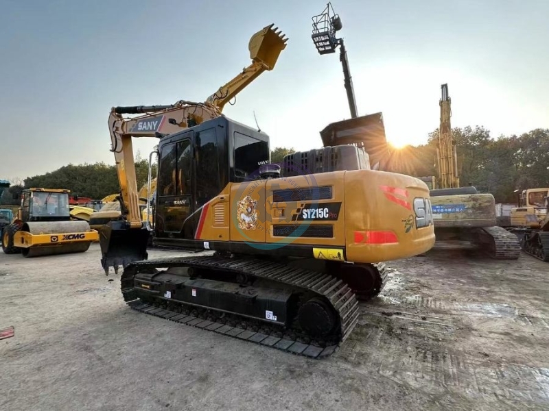 Used Sany SY215C Excavator Machine 21.5 Tons Crawler Digger SY215CPro