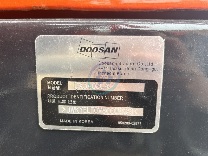 Used Doosan 340 Excavator for Sale