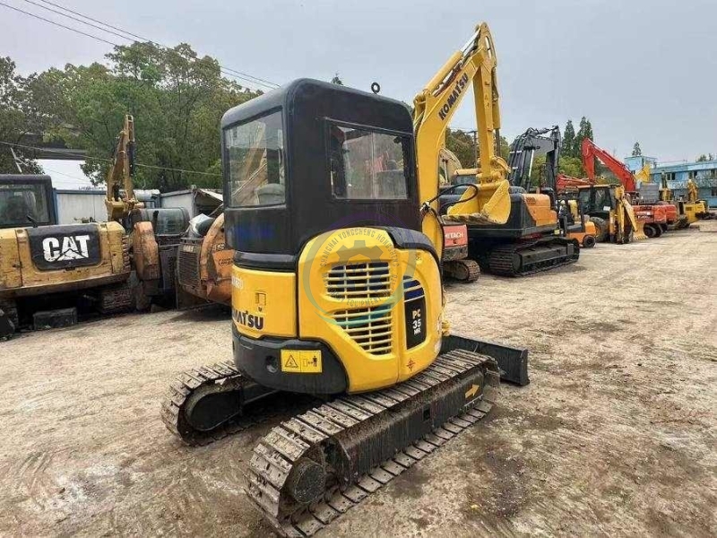 Japan Original PC35 Komatsu Used Equipment Secondhand Mini Excavator Crawler