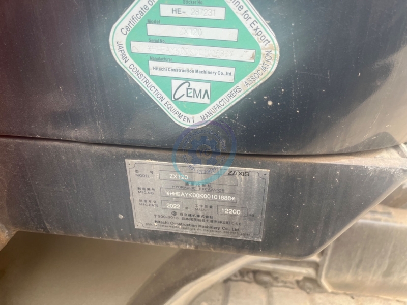 Used Hitachi ZX120 Excavator for Sale