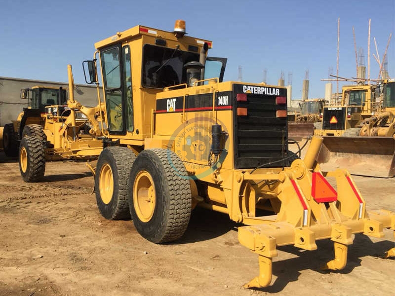 Used CAT 140G 140H 140K 120H Motor Second Hand Road Grader With Ripper for Sale