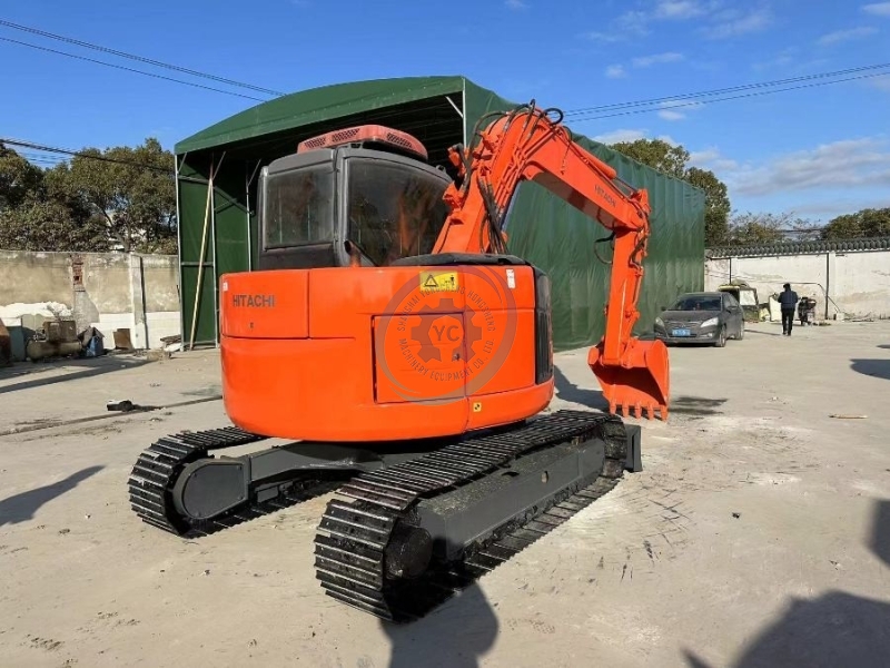 7 Ton Used Hitachi ZX75US-A Excavator Original Japan Mini Model