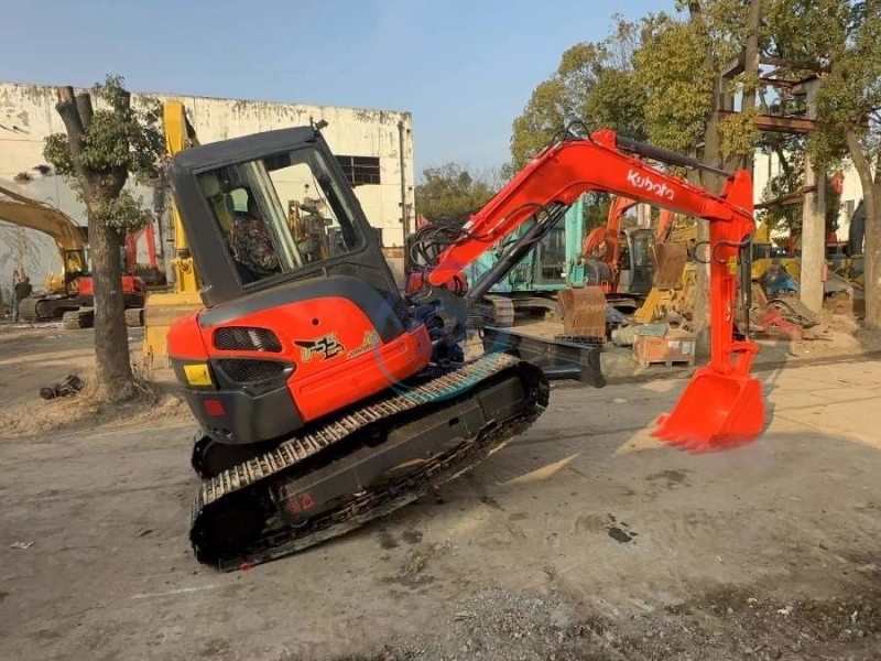 48HP Used Old Kubota Excavator U55-4 Second Hand Diggers Original Japan