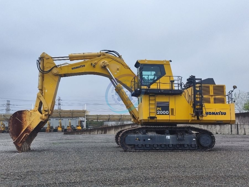 Original Second Hand Komatsu Excavator PC2000-8 Large Earth Moving Machinery