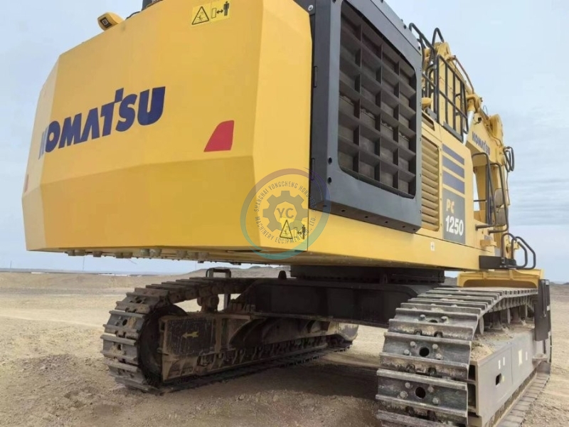 Hydraulic Used Komatsu Excavator PC1250 Crawler Large Digging Machine