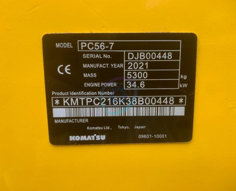 Used Komatsu PC56 Mini Excavator for Sale