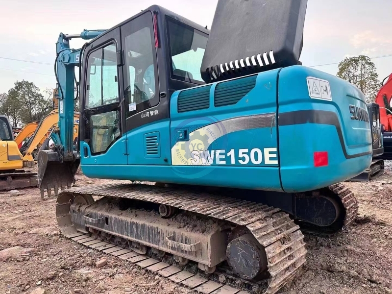 2023 for Sunward SWE150E 15 Ton Hydraulic Crawler Excavator Medium Used Good Condition with DPF From Sweden